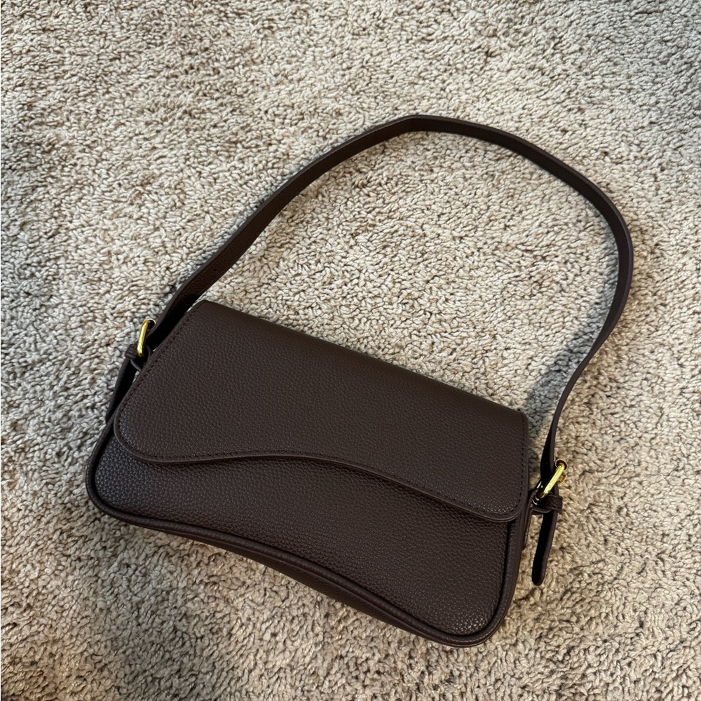 Brown shoulder bag- NEW